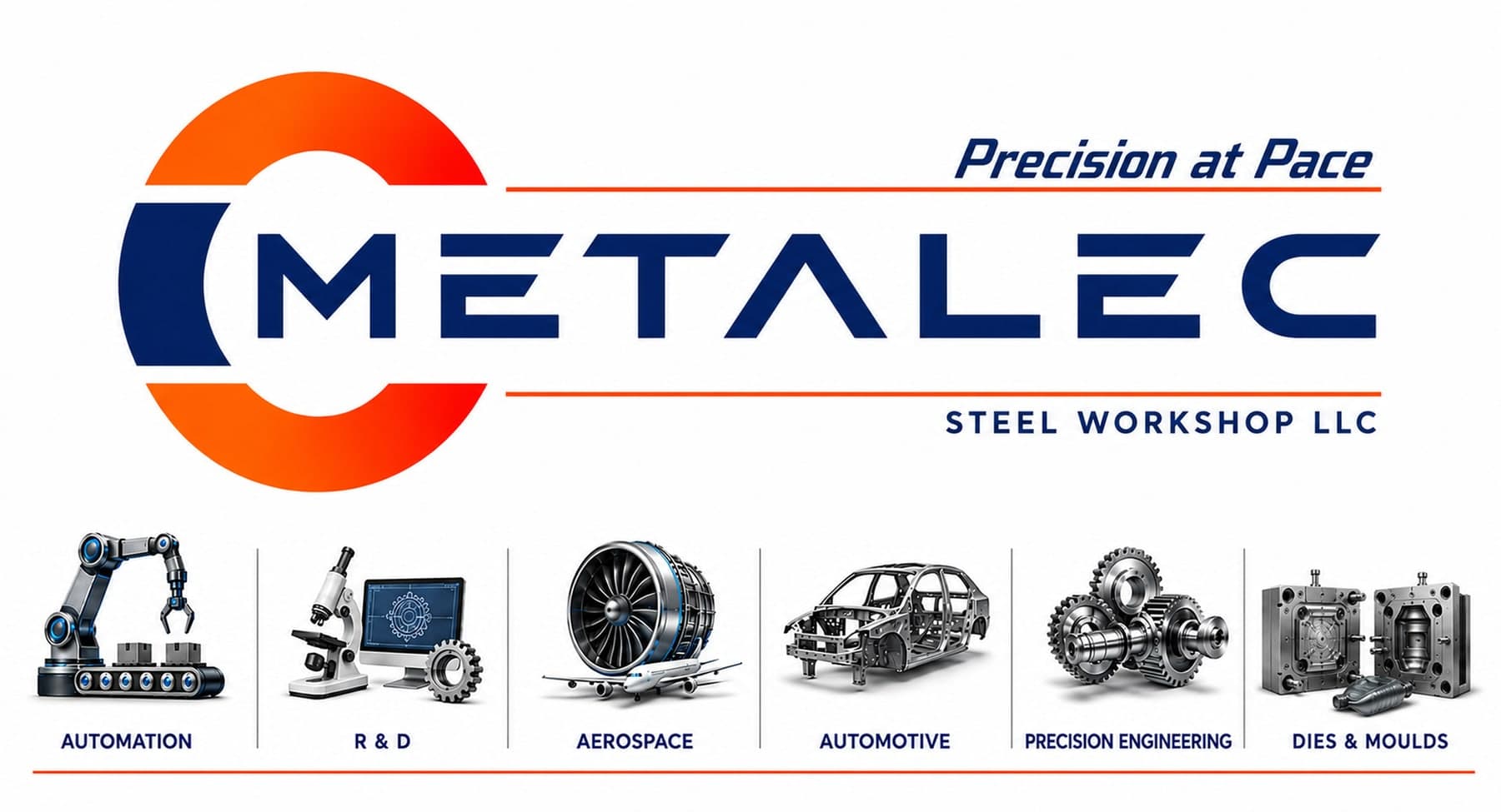 METALEC activities — Automation, R&D, Aerospace, Automotive, Precision Engineering, Dies & Moulds